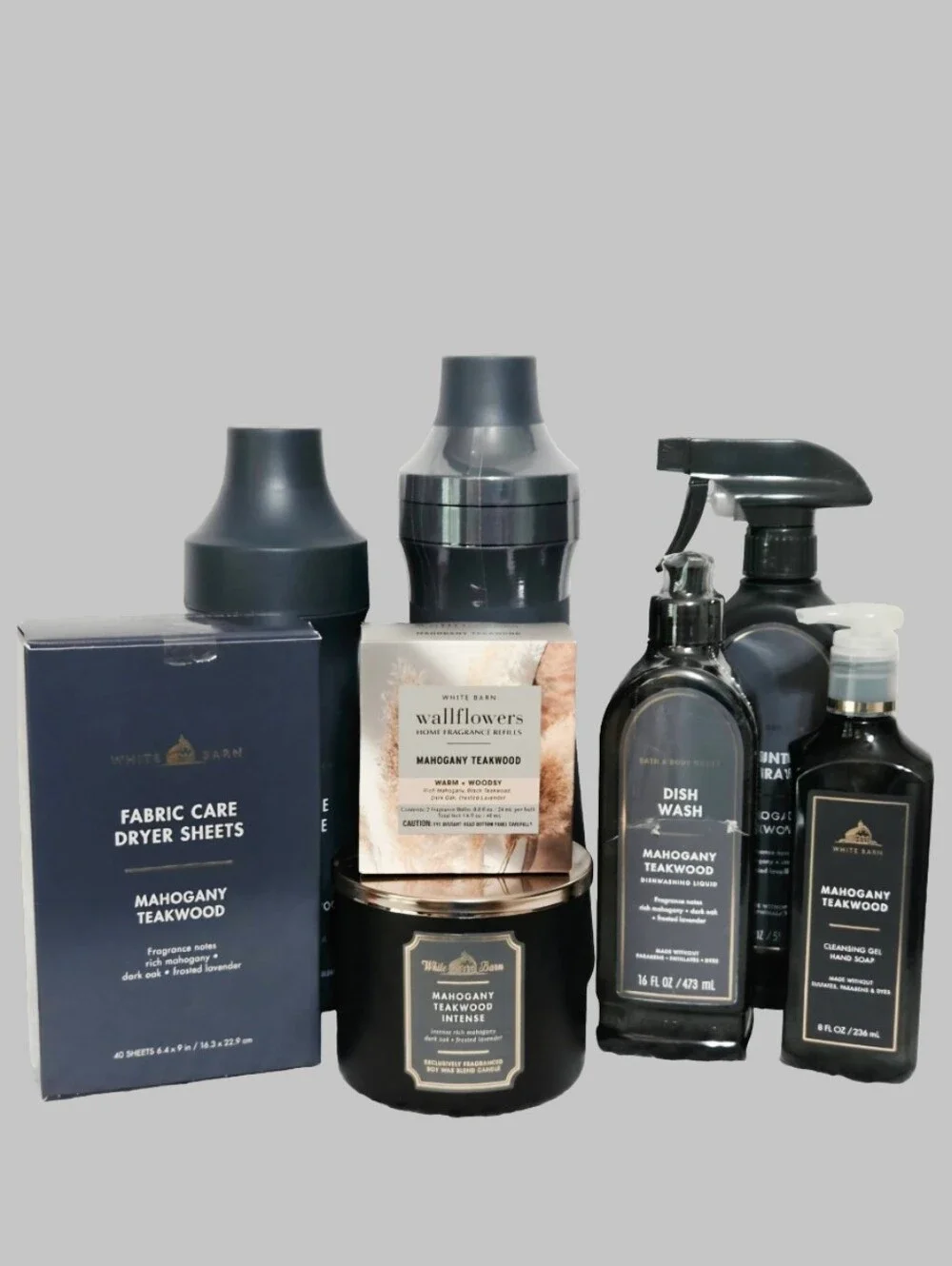 Bath & Body Works Mahagony Teakwood 8PC Bundle New!♡♡